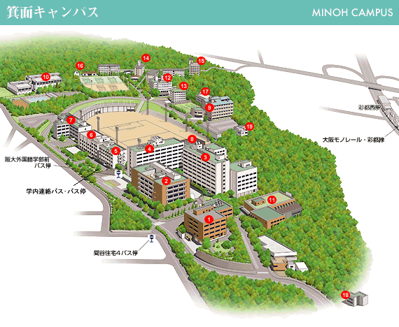 キャンパスマップ(Campus Map)