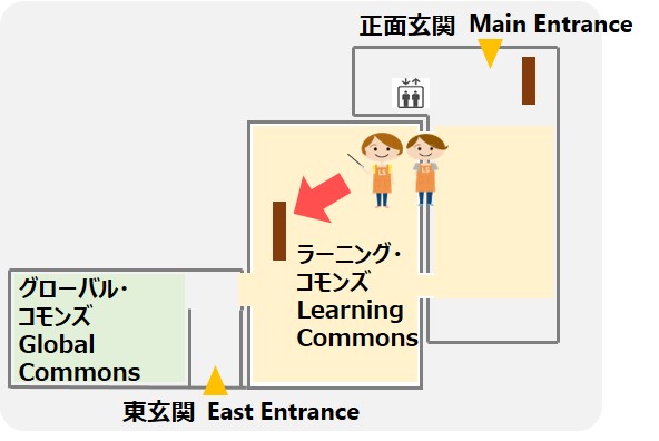 総合図書館Lデスク