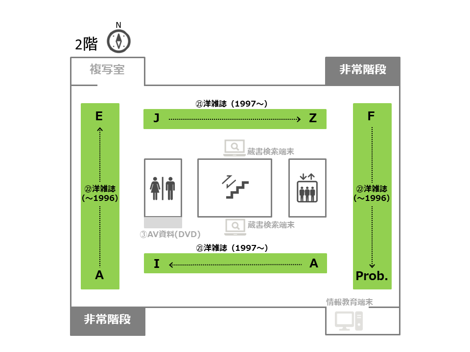 雑誌_館内配置図_2階